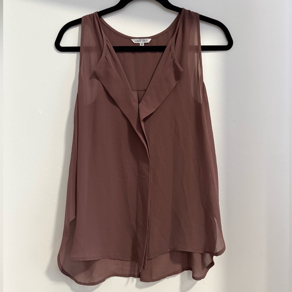 Purple top by naked zebra